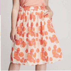 NWOT Lane Bryant Floral Print Circle Skirt with Pockets